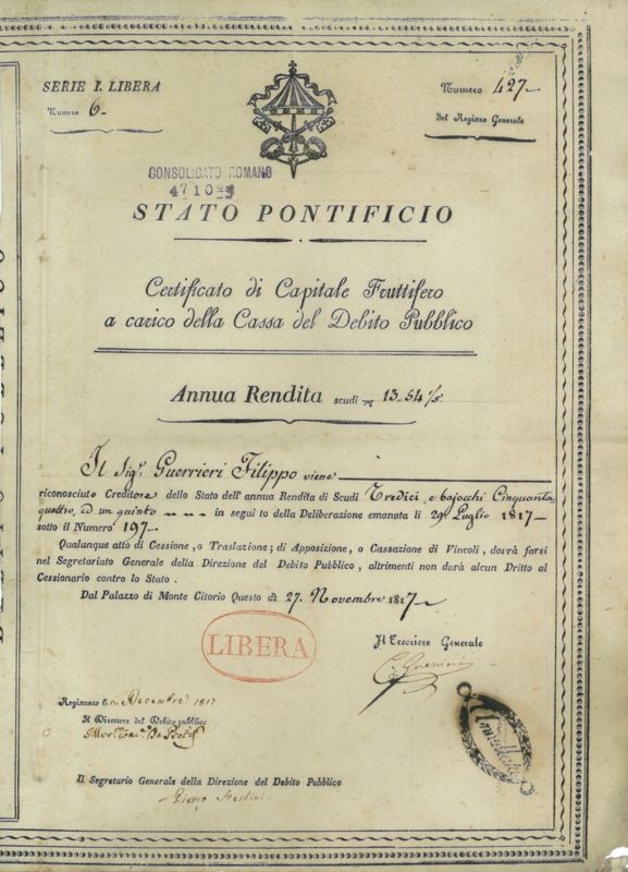 Another historical certificate: different issuers do not automatically mean different risks.