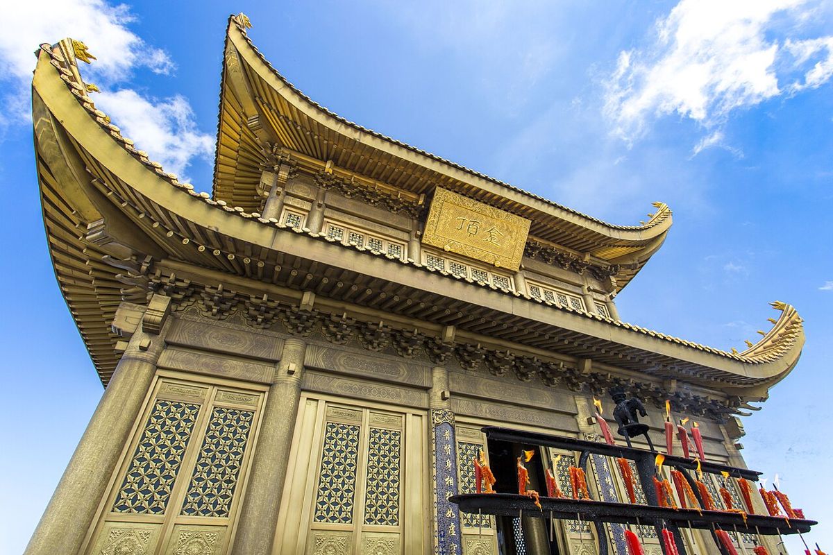 Golden Summit area, Mount Emei.